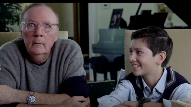 Watch James Patterson interviewed by Kid Stew cast member Armando Bernal